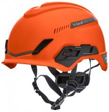 MSA Safety 10194789 - V-GardÂ® H1 Safety Helmet, Trivent, Orange, Fas-TracÂ® III Pivot, ANSI, EN12492