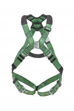 MSA Safety 10206060 - V-FORM Harness, Super Extra Large, Back D-Ring, Tongue Buckle Leg Straps Quick C