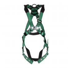 MSA Safety 10197160 - V-FORM Harness, Extra Large, Back D-Ring, Tongue Buckle Leg Straps