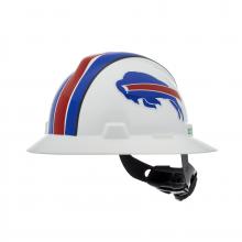 MSA Safety 10194745 - NFL V-Gard Full Brim Hard Hat, Buffalo Bills