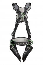 MSA Safety 10211349 - V-FLEX Harness, Construction, Super Extra Large, Back D-Ring, Chest D-Ring, Hip